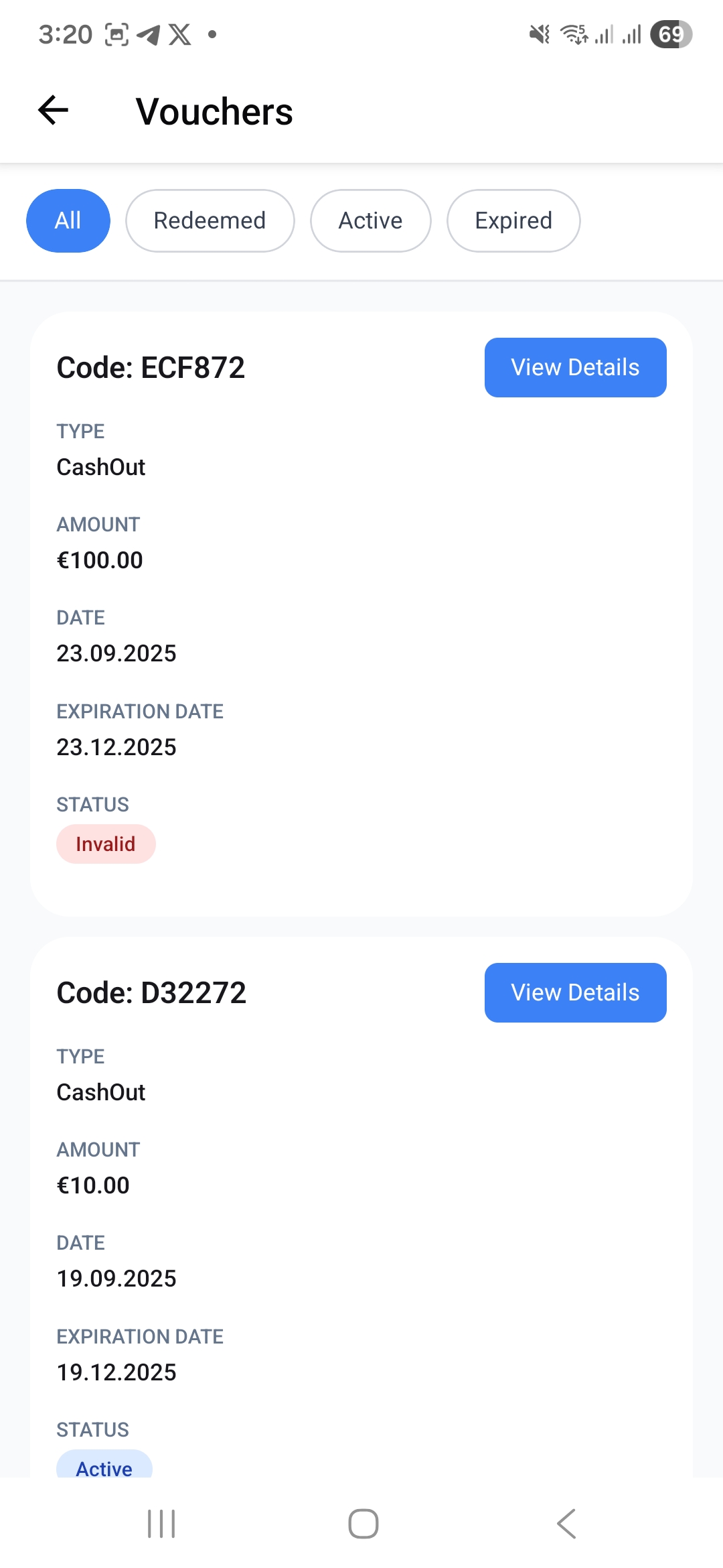 exCoins Mobile Wallet